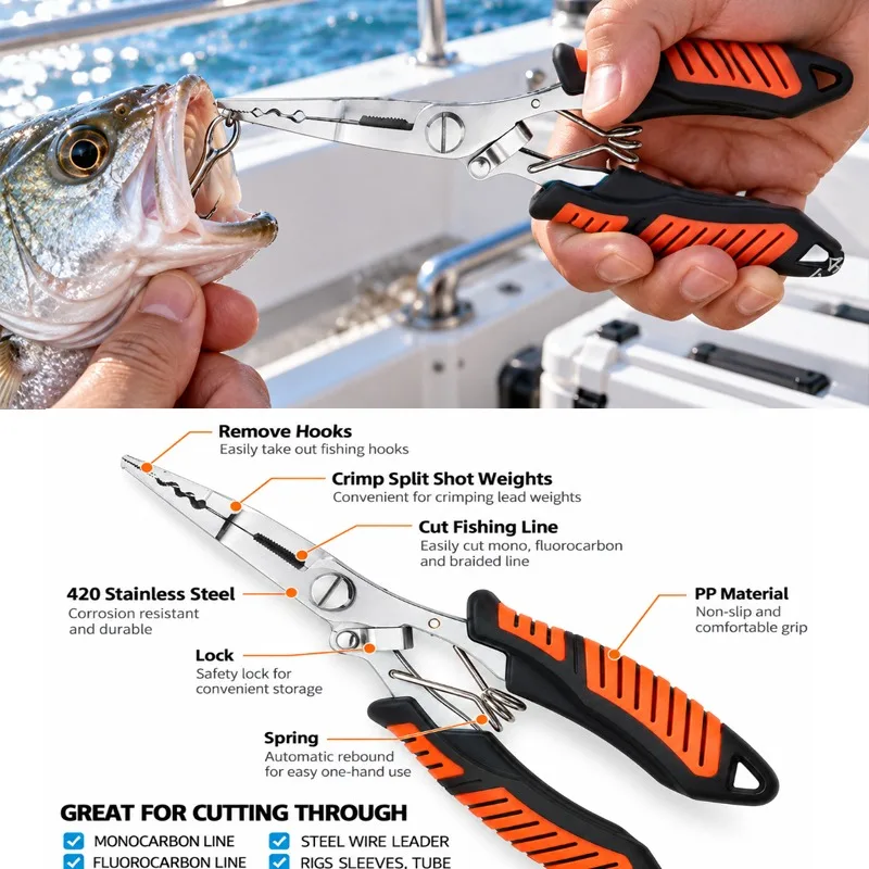 Juego de alicates de pesca mul - Fishing Line Cutter reseña y precio