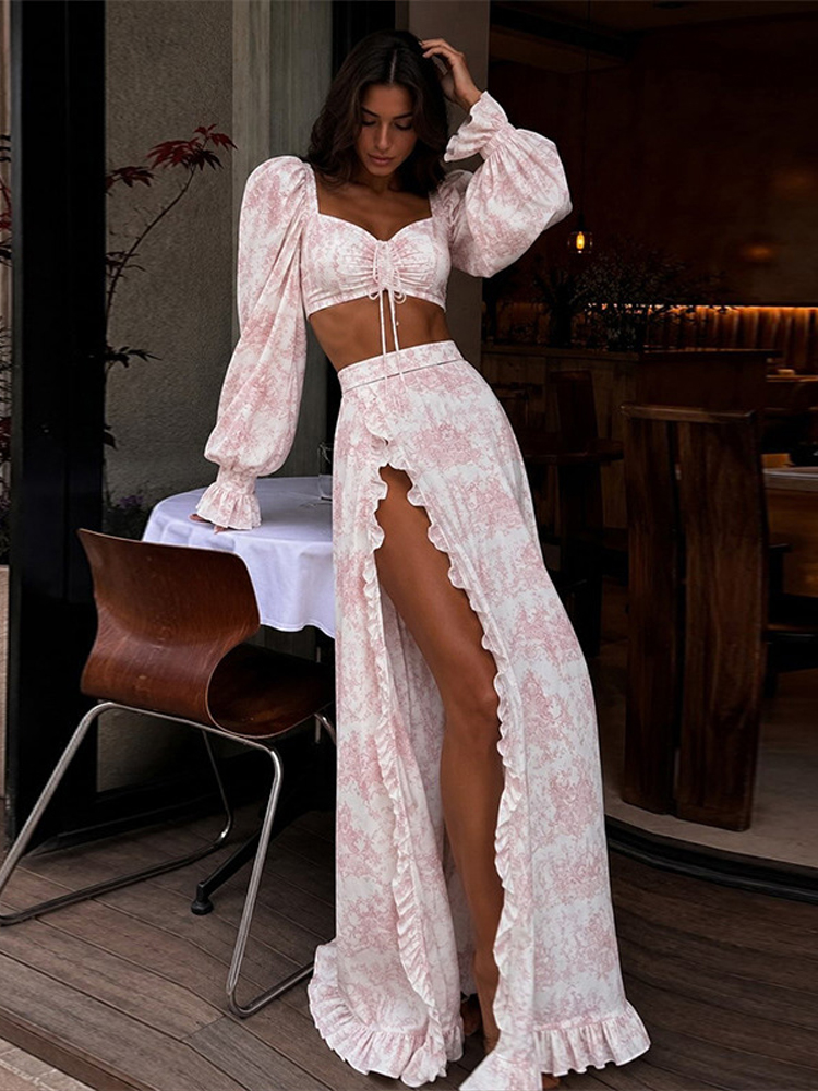 Trajes de mujer con estampado  - Fly Line reseña y precio